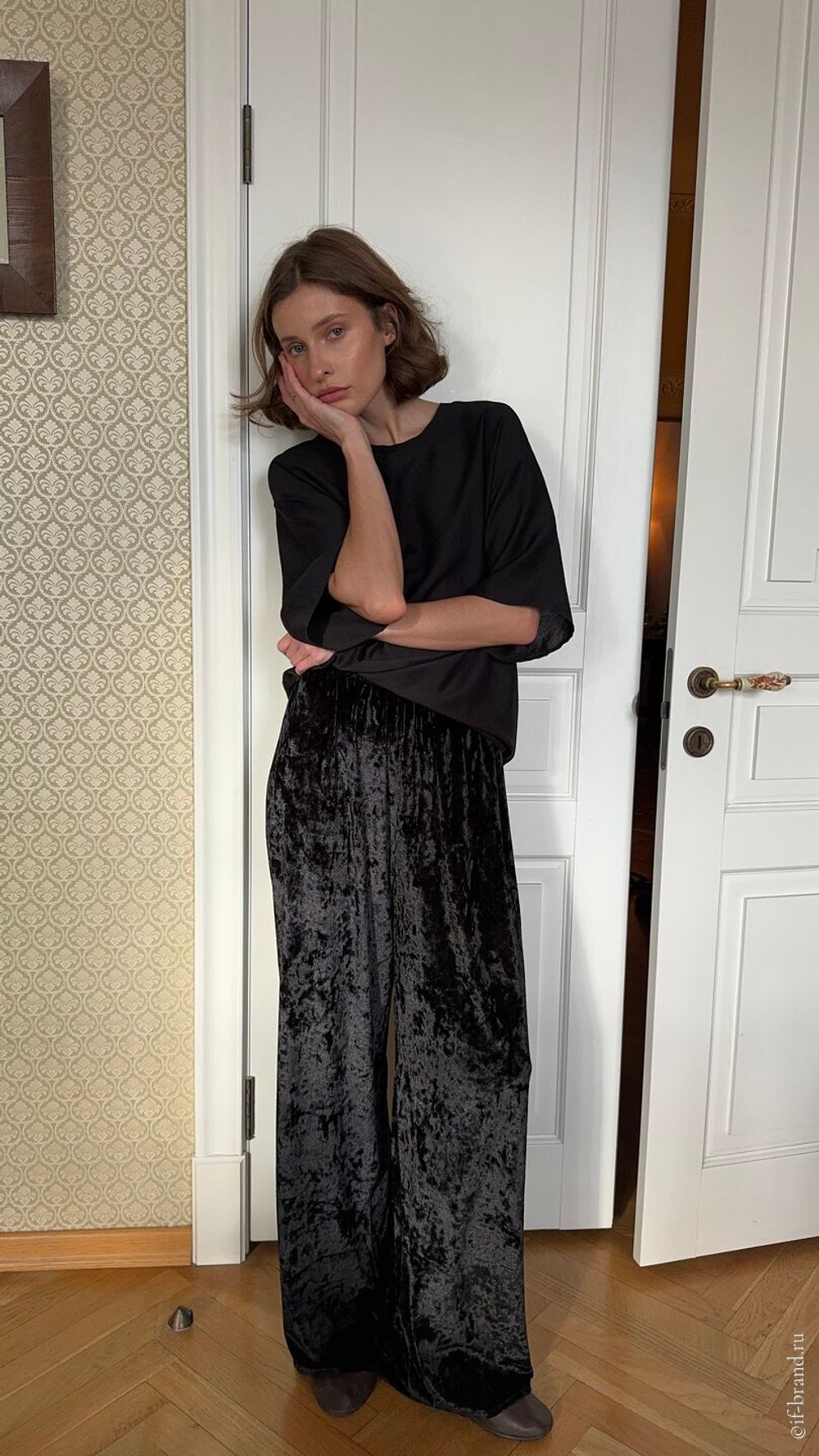 брюки SAM velour long