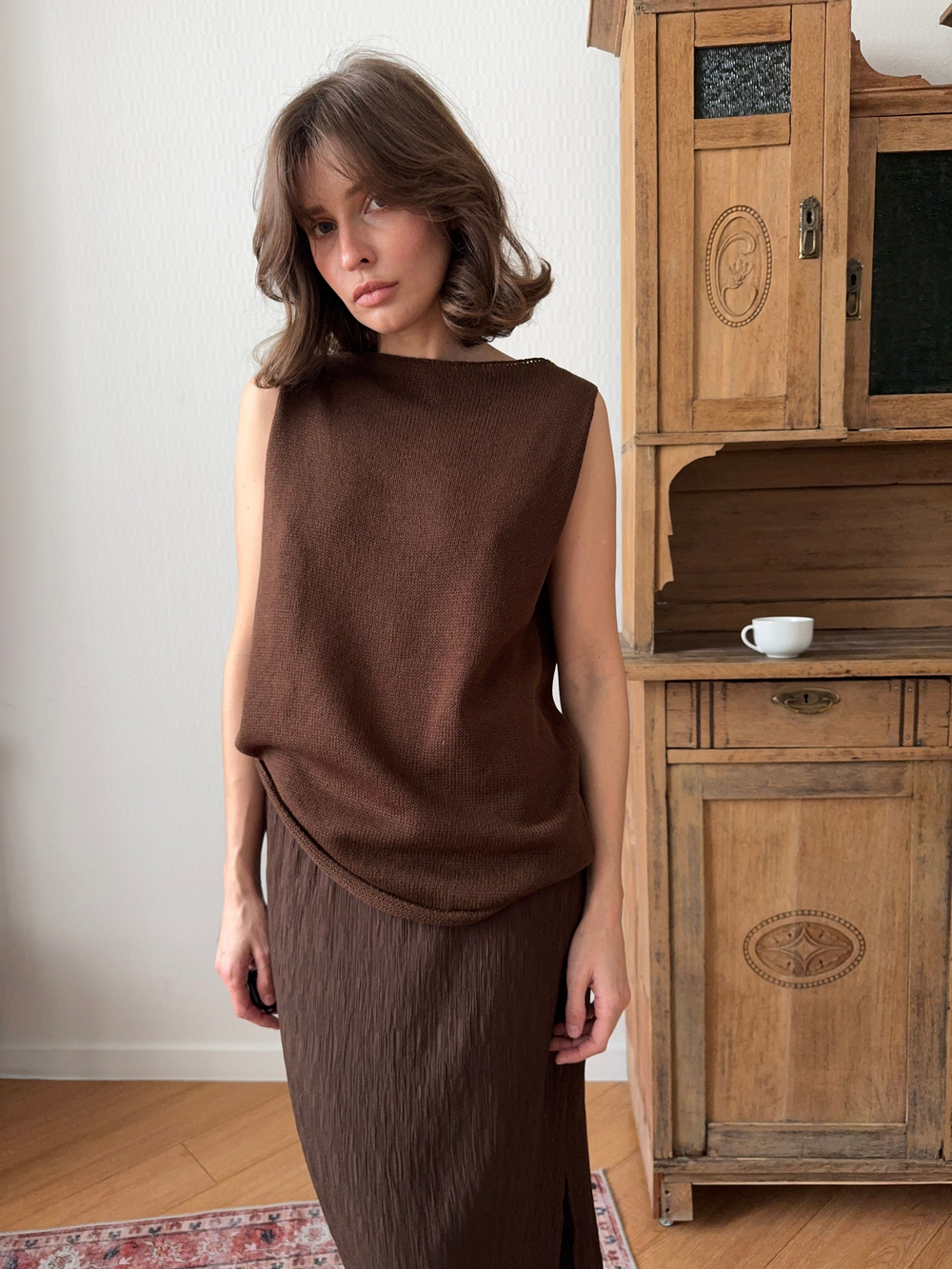 топ PE2 wool